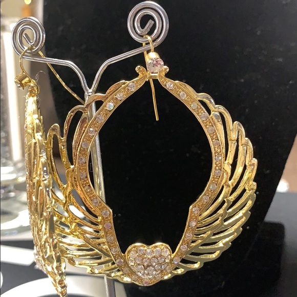 Angel wings earrings - Picture 2 of 7